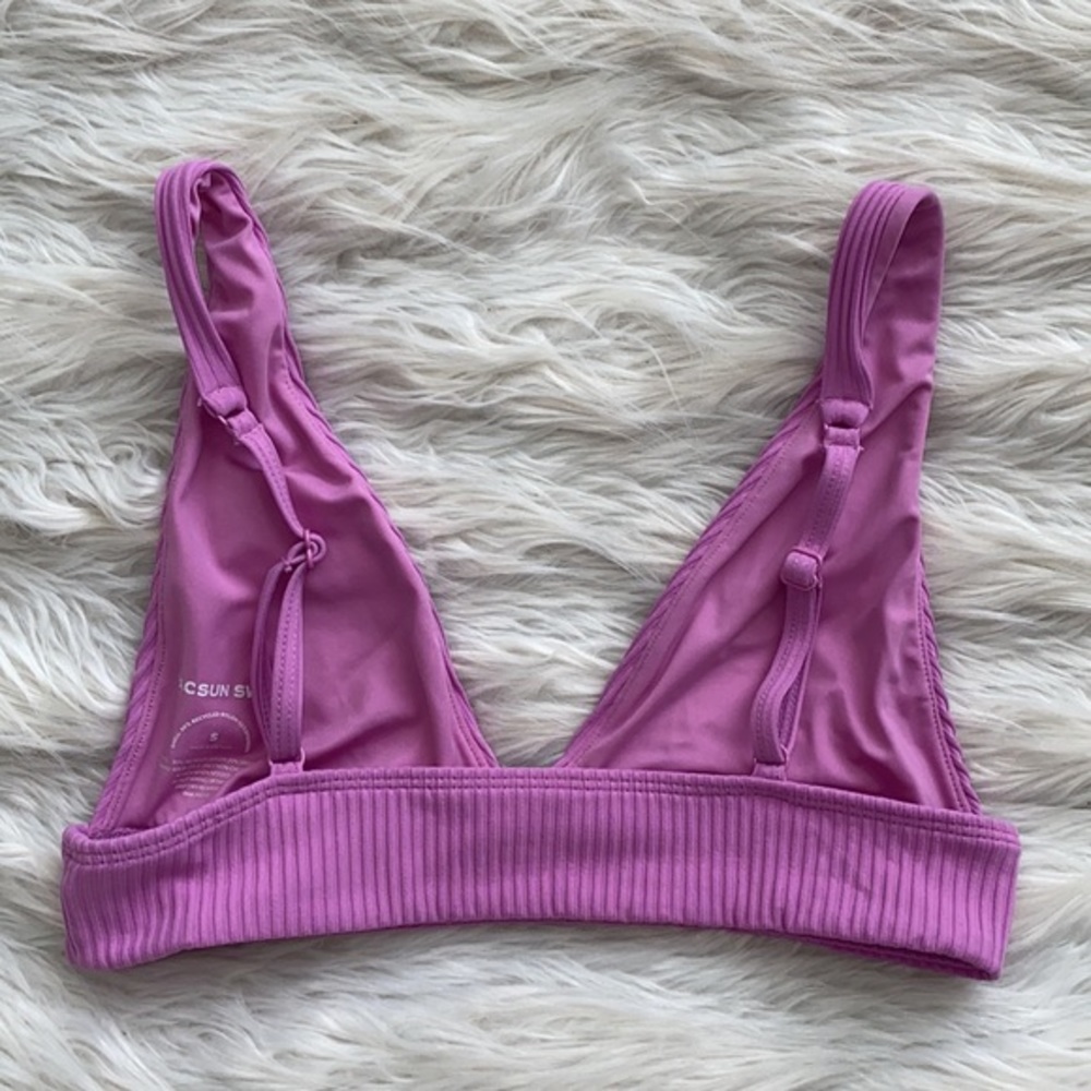 PacSun | Ribbed Banded Triangle‎ Bikini Top - Picture 5 of 8